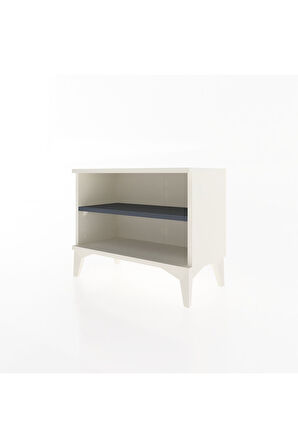 Arges Komodin Tek Raflı 60x30x48 Aytaşı-Antrasit
