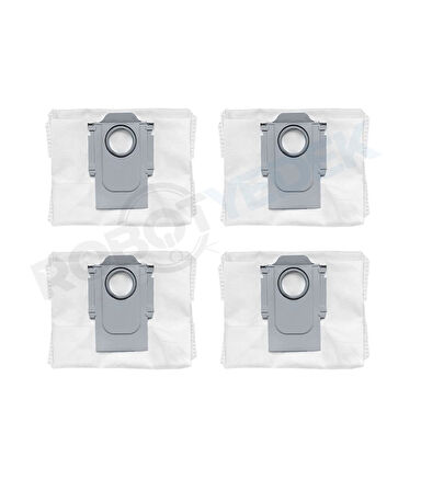 Roborock S8 Plus & S8 Pro Ultra Uyumlu 4 Adet Toz Çöp Torbası