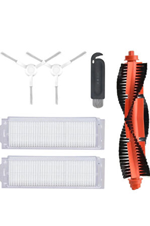 Xiaomi S12 robot süpürge uyumlu yedek fırça filtre seti