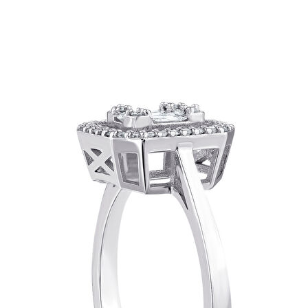 0.25 Karat Baget Pırlanta Yüzük