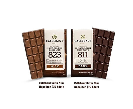 Callebaut 2'li Bitter Sütlü Napoliten Paketi (75 x 2)