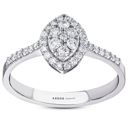 0.41 Karat Pırlanta Fantezi Yüzük