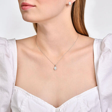 0.32 Karat Pırlanta Fantezi Kolye