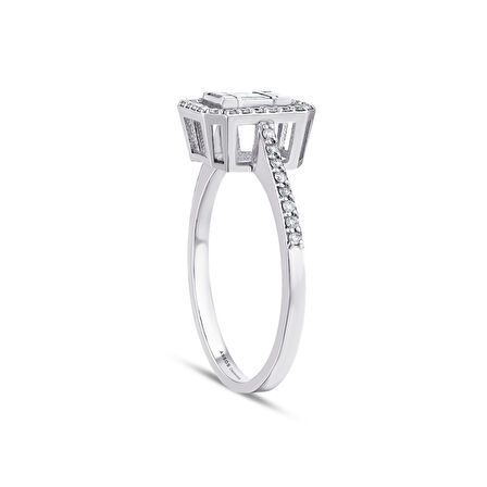 0.36 Karat Baget Pırlanta Yüzük