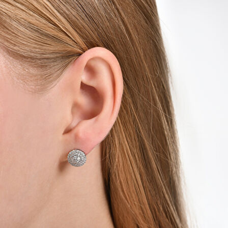 0.82 Karat Pırlanta Fantezi Küpe