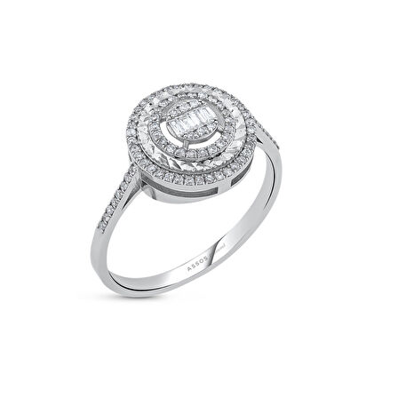 0.25 Karat Baget Pırlanta Yüzük