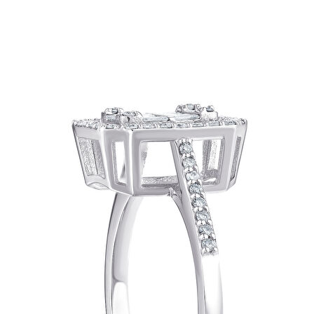 0.41 Karat Baget Pırlanta Yüzük