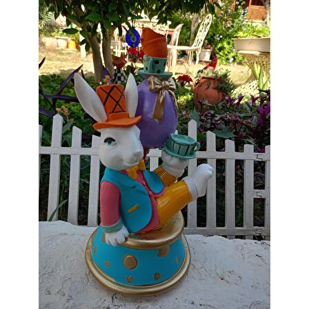 Alice in Wonderland - Harikalar Diyarında Yumurta Keyfi İnanılmaz Dekoratif Obje