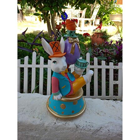 Alice in Wonderland - Harikalar Diyarında Yumurta Keyfi İnanılmaz Dekoratif Obje