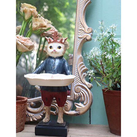 Tepsili Kedi, Sunum Yapan Kedi Biblo, Sunumluk, Şekerlik