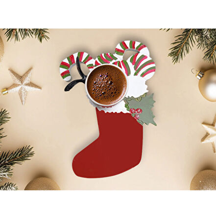 Noel Çorabı Şeklinde Sunumluk - Yılbaşı, Noel, Özel Etkinlik, Sunumluk