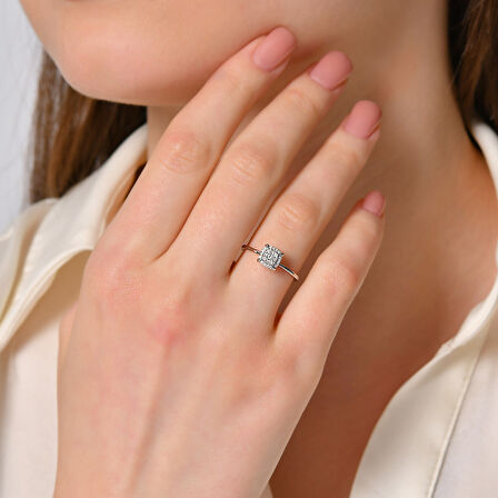 0.10 Karat Pırlanta Fantezi Yüzük