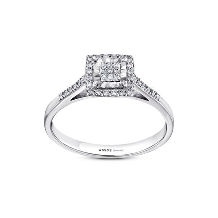 0.16 Karat Pırlanta Fantezi Yüzük