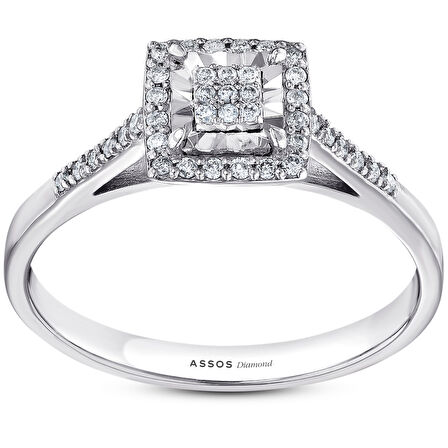 0.16 Karat Pırlanta Fantezi Yüzük