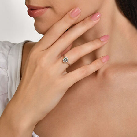 0.17 Karat Pırlanta Fantezi Yüzük