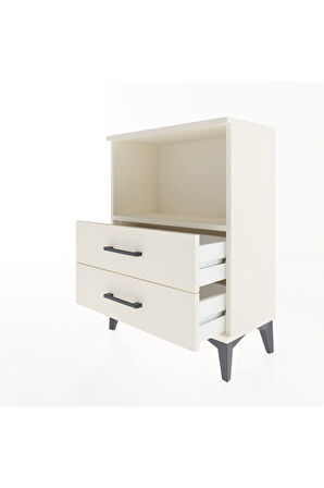 Arges Komodin 2 Çekmeceli 60x30x80 Aytaşı-Aytaşı