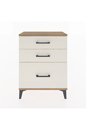 Arges Komodin 3 Çekmeceli 60x30x80 Çam-Aytaşı