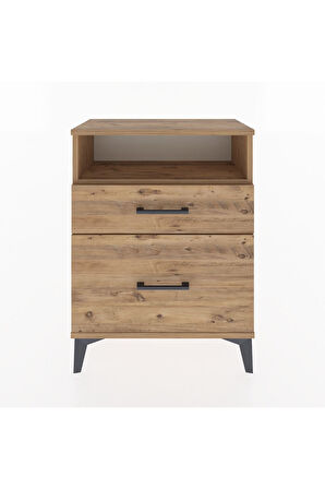 Arges Komodin 3 Çekmeceli 60x30x80 Çam-Çam