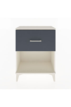Arges Komodin 2 Çekmeceli 60x30x80 Aytaşı-Antrasit