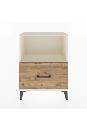 Arges Komodin Tek Çekmeceli 60x30x80 Aytaşı-Çam