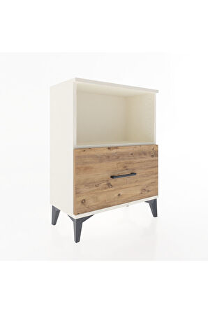 Arges Komodin Tek Çekmeceli 60x30x80 Aytaşı-Çam