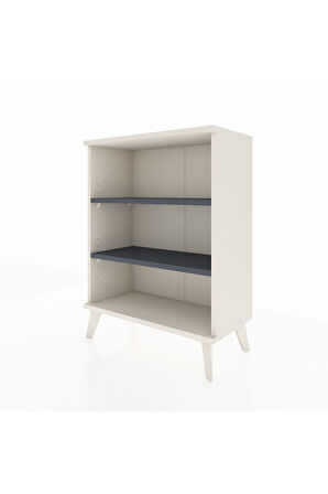 Arges Komodin 2 Raflı 2 Kapaklı 60x30x80 Aytaşı-Antrasit