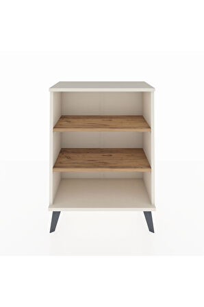 Arges Komodin 2 Raflı 2 Kapaklı 60x30x80 Aytaşı-Çam