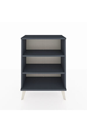 Arges Komodin 2 Raflı 2 Kapaklı 60x30x80 Antrasit-Antrasit