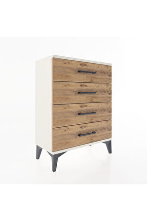 Arges Komodin 2 Raflı 60x30x80 Aytaşı-Çam