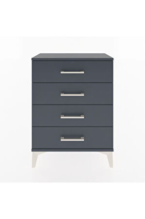 Arges Komodin 2 Raflı 60x30x80 Antrasit-Antrasit