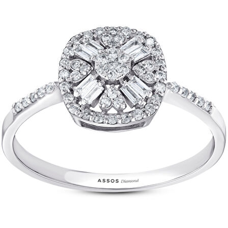 0.27 Karat Pırlanta Fantezi Yüzük