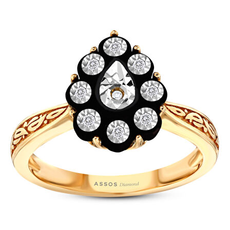 0.03 Karat Venüs Elmas Yüzük