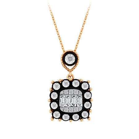 0.17 Karat Elmas Fantezi Kolye