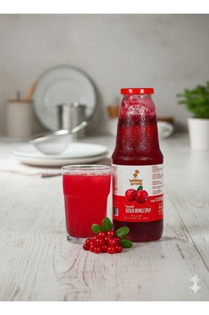 TANELİ KIZILCIK ŞURUBU - 1350 GR