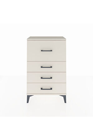 Arges Komodin 4 Çekmeceli 60x30x96 Aytaşı-Aytaşı