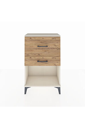 Arges Komodin 2 Çekmeceli 60x30x96 Aytaşı-Çam