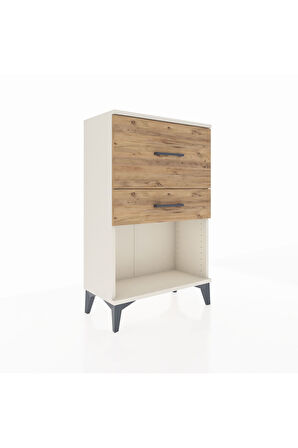 Arges Komodin 2 Çekmeceli 60x30x96 Aytaşı-Çam