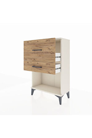 Arges Komodin 2 Çekmeceli 60x30x96 Aytaşı-Çam