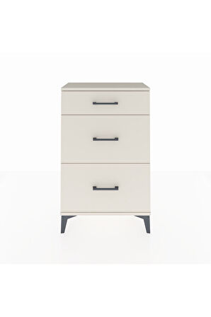 Arges Komodin 3 Çekmeceli 60x30x96 Aytaşı-Aytaşı