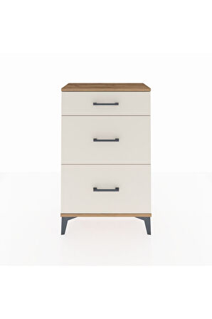Arges Komodin 3 Çekmeceli 60x30x96 Çam-Aytaşı