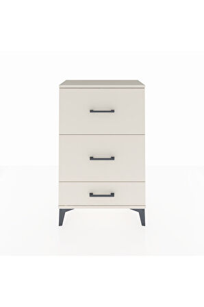 Arges Komodin 3 Çekmeceli 60x30x96 Aytaşı-Aytaşı