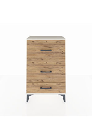 Arges Komodin 3 Çekmeceli 60x30x96 Aytaşı-Çam