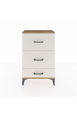 Arges Komodin 3 Çekmeceli 60x30x96 Çam-Aytaşı