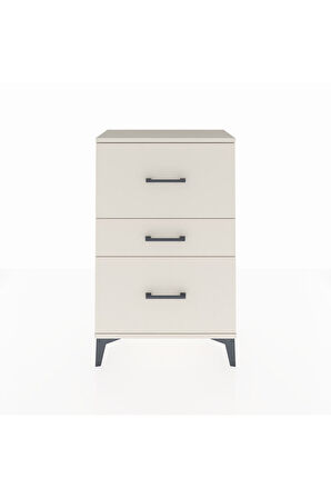 Arges Komodin 3 Çekmeceli 60x30x96 Aytaşı-Aytaşı