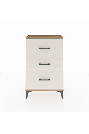 Arges Komodin 3 Çekmeceli 60x30x96 Çam-Aytaşı