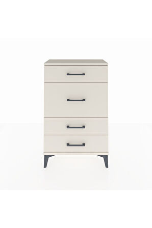 Arges Komodin 4 Çekmeceli 60x30x96 Aytaşı-Aytaşı