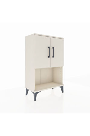 Arges Komodin 2 Raflı 2 Kapaklı 60x30x96 Aytaşı-Aytaşı