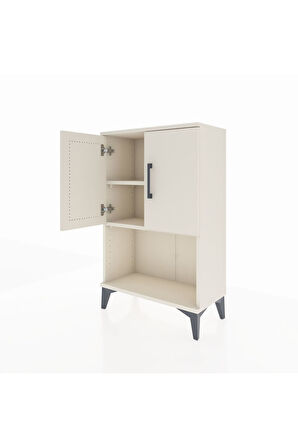 Arges Komodin 2 Raflı 2 Kapaklı 60x30x96 Aytaşı-Aytaşı