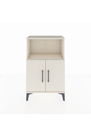 Arges Komodin 2 Raflı 2 Kapaklı 60x30x96 Aytaşı-Aytaşı