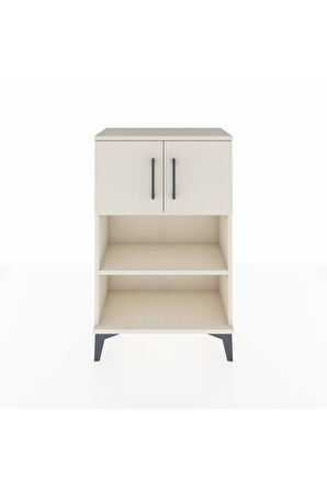Arges Komodin 2 Raflı 2 Kapaklı 60x30x96 Aytaşı-Aytaşı